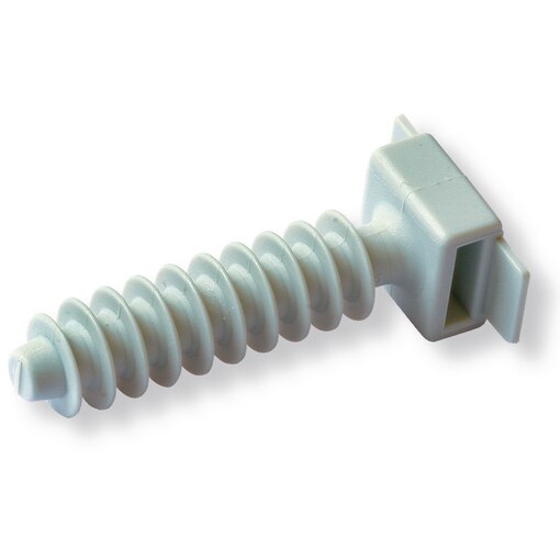 Taco clavable sin alas M6, color gris